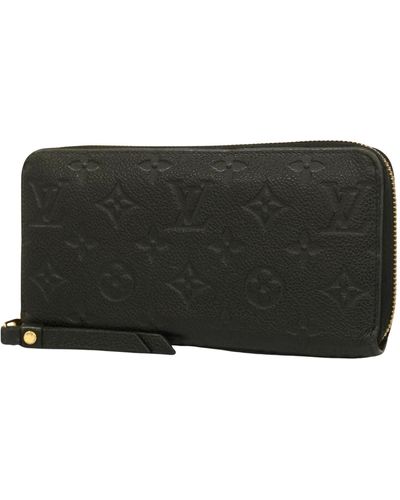 Louis Vuitton Portefeuille Zippy Leather Wallet (pre-owned) - Black
