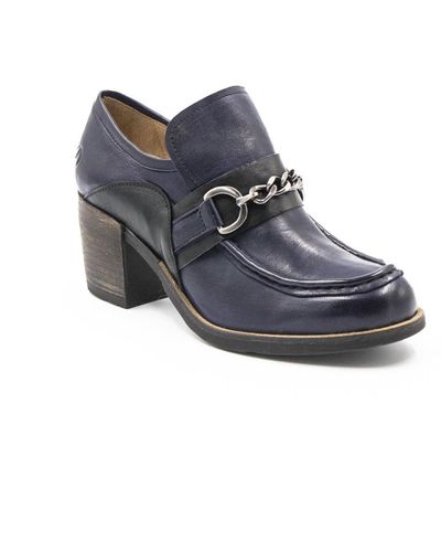 Casta Palmer Chain Loafer Shoes - Blue