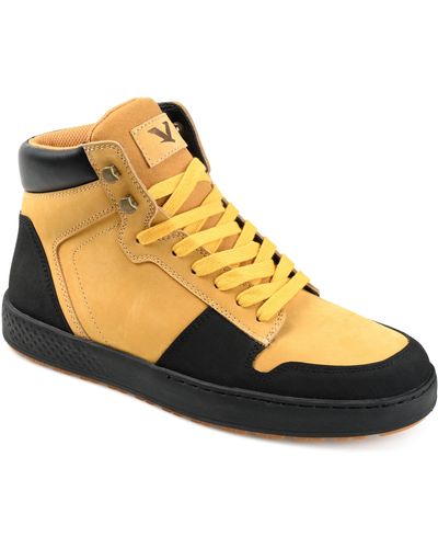 Territory Triton High Top Sneaker Boot - Yellow