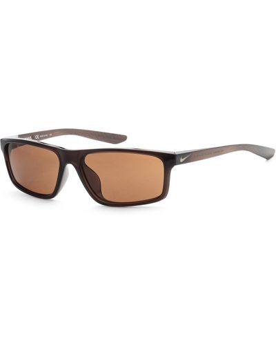 Nike 59 Mm Sunglasses Cw4656-220 - Brown