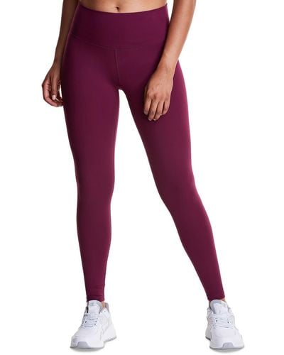 Champion Women's Authentic Athleticwear Legging Dark Berry Purple 3/4  Length 3X