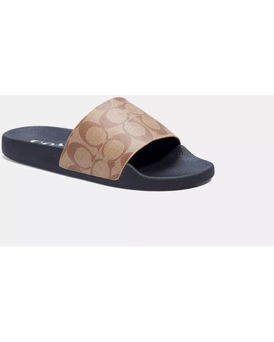 Coach slides deals shoes