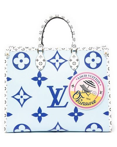 Louis Vuitton Ltd. Ed. Okinawa 1854" Onthego" - Blue
