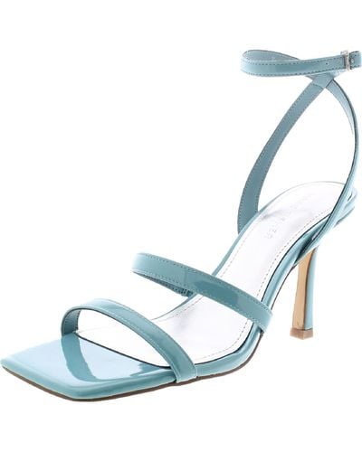 Marc Fisher Deric Square Toe Ankle Strap - Blue