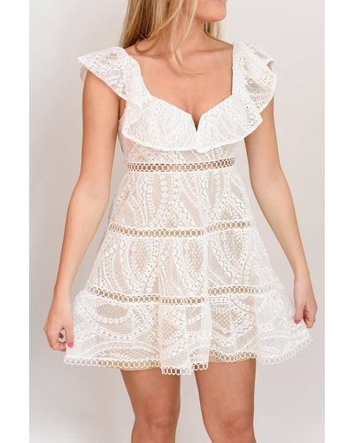 Saylor Karalyn Dress - White