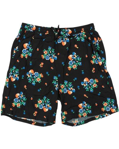 Opening Ceremony Rayon Multicolored Design Shorts - Green