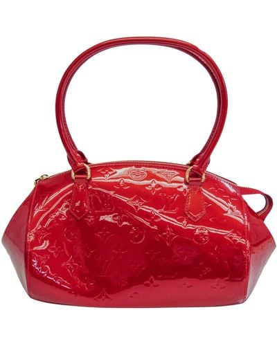 Louis Vuitton Sherwood Patent Leather Shopper Bag (pre-owned) - Red