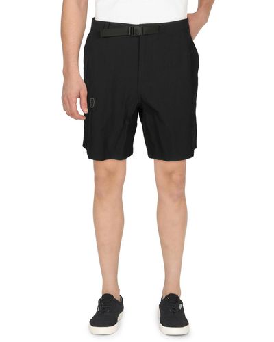 BASS OUTDOOR Belted Hiking Casual Shorts - Black