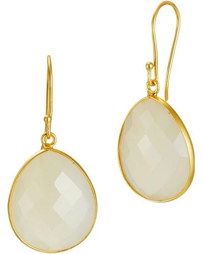 Savvy Cie Jewels French Wire Earrings - Natural