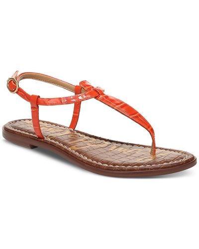 Sam Edelman Gigi T-strap Thong Sandals - Pink