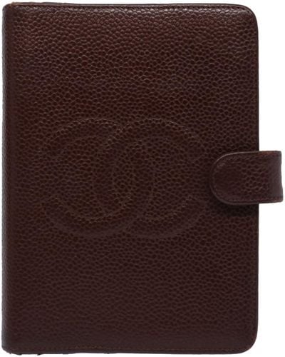 Chanel Coco Mark Leather Wallet (pre-owned) - Brown