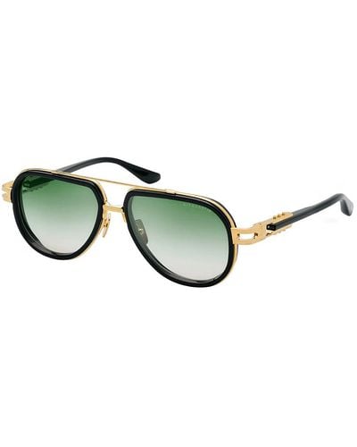 Dita Eyewear Vastik Dt Dts441-a-01 Aviator Sunglasses - Green