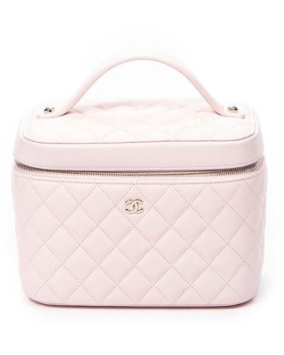 Chanel Cc Timeless Vanity Bag - Pink