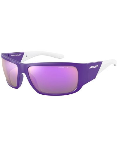Arnette 64mm Matte Sunglasses An4297-28094v-64 - Purple