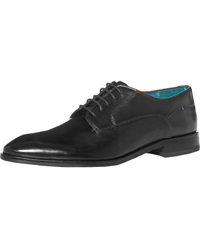 Ted Baker Parals Leather Lc Derby Shoes - Black