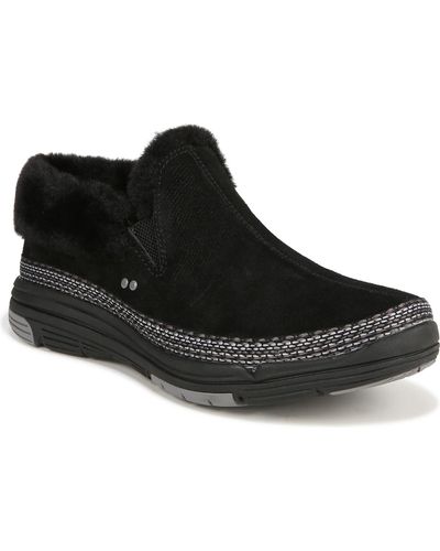 Ryka Anchorage Faux Fur Ankle Boots - Black