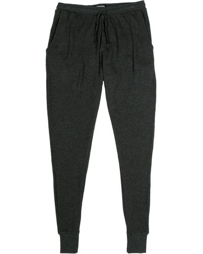Unsimply Stitched Thermal Lounge Jogger - Black