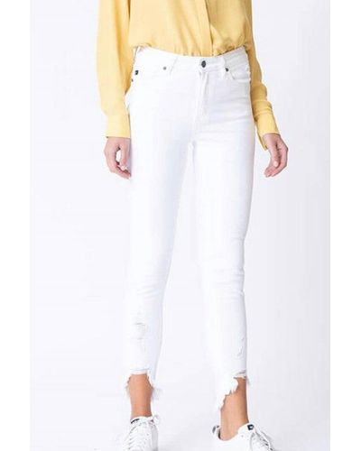 Kancan High Rise Jeans - White