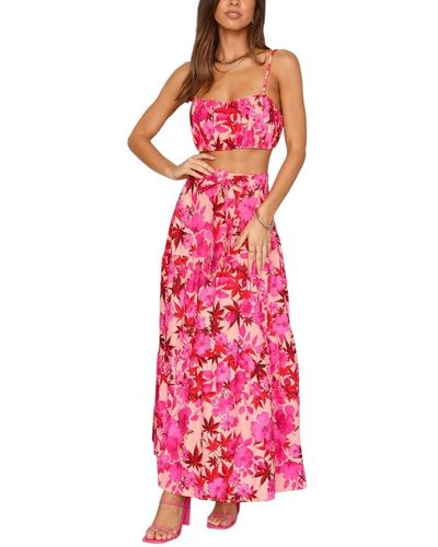 Nisha Outi Summer Maxi Dress - Pink