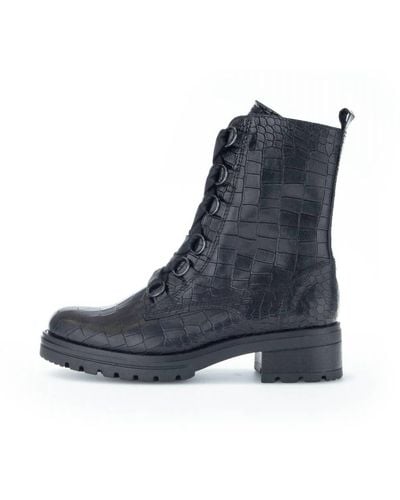 Gabor Army Boot - Blue