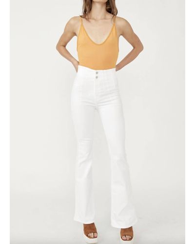 Free People Jayde Flare Jeans - White