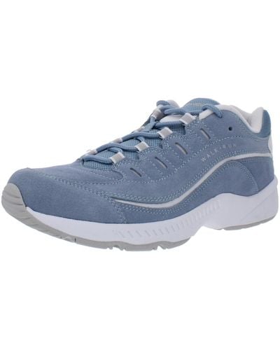 Easy Spirit Romy 8 Suede Lifestyle Fashion Sneakers - Blue