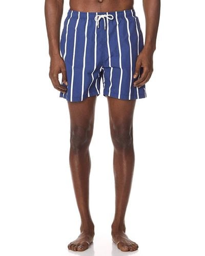 Solid & Striped The Classic Drawstrings Swim Shorts Trunks - Blue