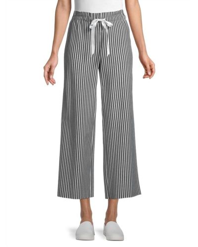 Bailey 44 Profiterole Striped Pants - Gray