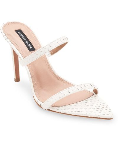 BCBGMAXAZRIA Duponi Leather Sandal Heel - Pink
