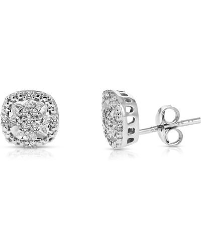Vir Jewels 1/10 Cttw Diamond Earrings - Metallic