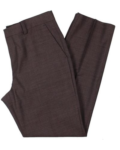 HUGO Wool Formal Dress Pants - Brown