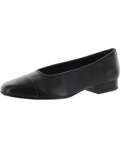 Vaneli Frankie Padded Insole Low Heel Dress Shoes - Black