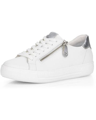 Remonte Low Top Sneaker In White