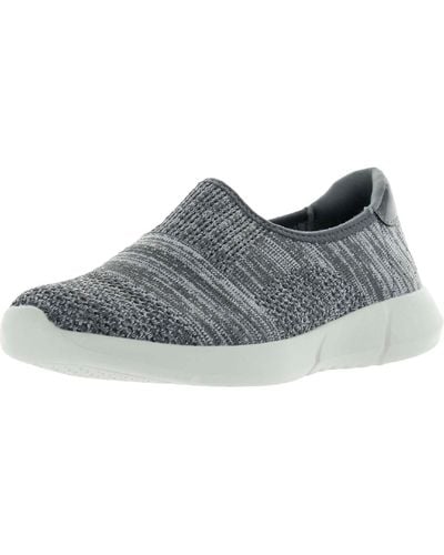 Karen Scott Kassy Knit Comfort Insole Casual And Fashion Sneakers - Gray