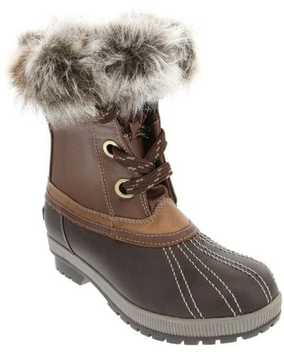 London Fog Milly Cold Weather Snow Winter & Snow Boots - Gray