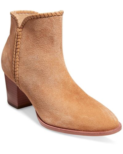 Jack Rogers Cassidy Suede Ankle Booties - Brown