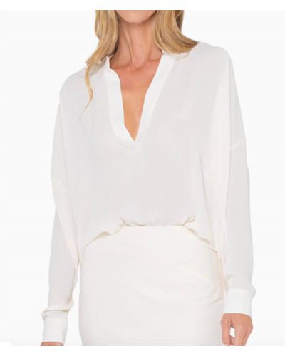 Just BEE Queen Rue Blouse - White