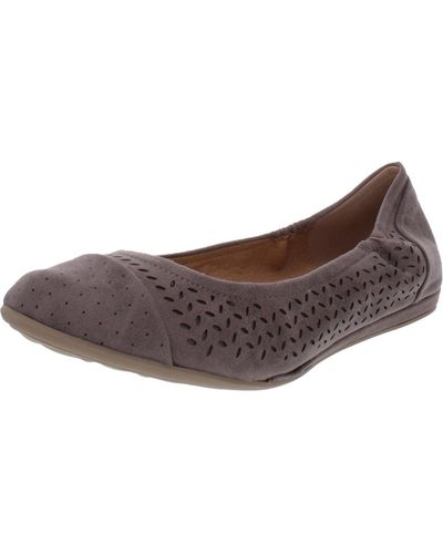 Report Collection Vika Slip On Almond Toe Ballet Flats - Brown