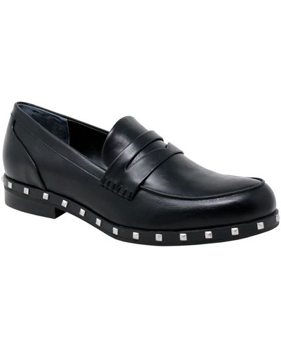 Charles David Boy Dressy Slip On Loafers - Black