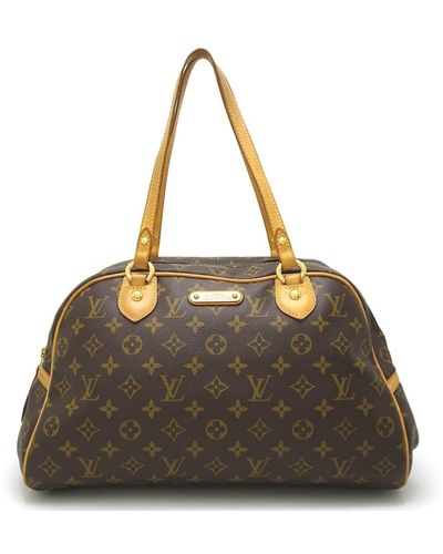 Louis Vuitton Montorgueil Canvas Shoulder Bag (pre-owned) - Metallic