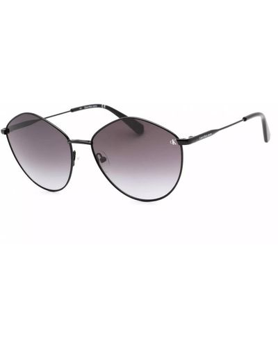 Calvin Klein 61 Mm Sunglasses - Metallic