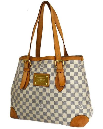 Louis Vuitton Hampstead Canvas Tote Bag (pre-owned) - Metallic