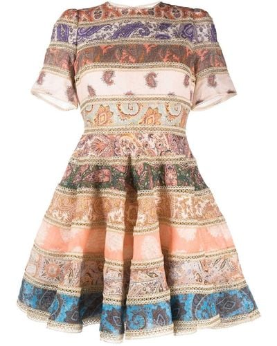 Zimmermann Devi Mini Dress - Multicolor