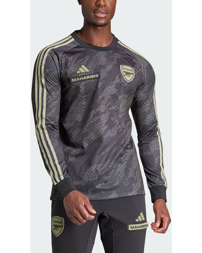 adidas Arsenal X Maharishi Long Sleeve Jersey - Gray
