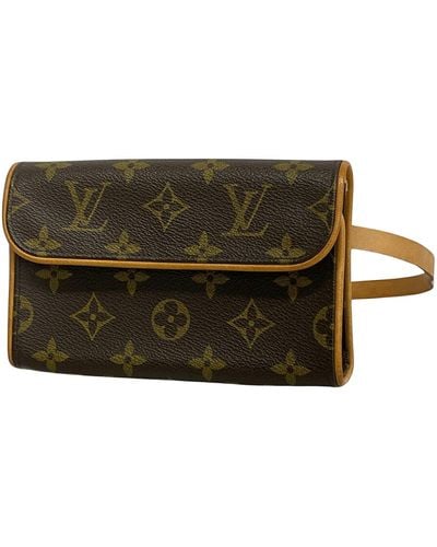 Louis Vuitton Pochette Florentine Canvas Clutch Bag (pre-owned) - Green