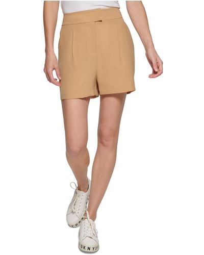 DKNY Essex High Rise Short High-waist Shorts - Natural