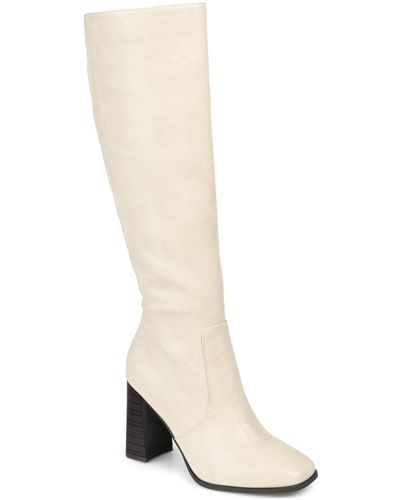 Journee Collection Collection Tru Comfort Foam Extra Wide Calf Karima Boot - Natural
