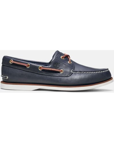 Timberland Classic 2-eye Boat Shoes - Blue
