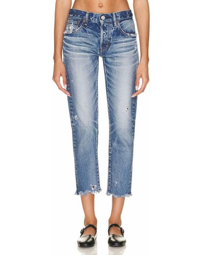 Moussy Ridgeway Tapered Jeans - Blue