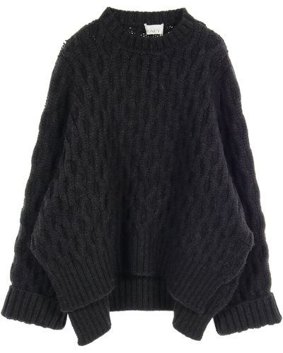 Raey Oversize Sweater Knit Wool Alpaca - Black